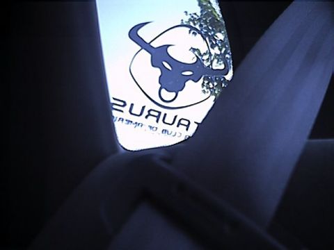 1998 Ford Taurus - Picture of TCCA decal from inside