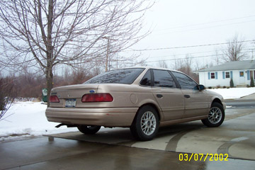 1993 Ford Taurus - Rear 3/4.