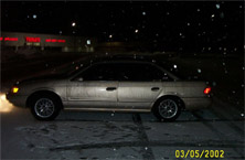 1993 Ford Taurus - ...out of the shop with rims.
