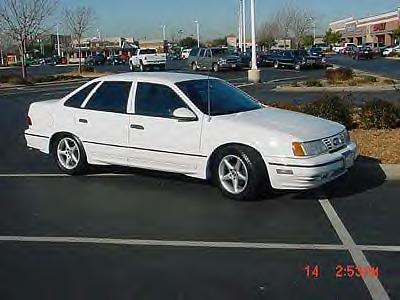 1993 Ford Taurus - Not mine, but the ground effects are sweet.
