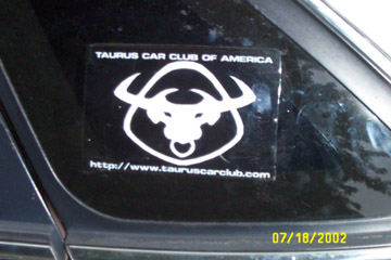 1993 Ford Taurus - Show your pride: the Taurus Car Club of America Decal!