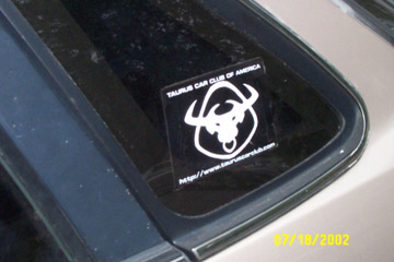 1993 Ford Taurus - One of the perks of working in a vinyl shop. :P
