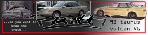 1993 Ford Taurus - My TCCA signature.
