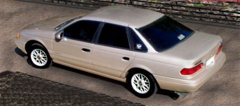1993 Ford Taurus - The Euro Sig. Don't be fooled, the background was created 100% in PhotoShop.
