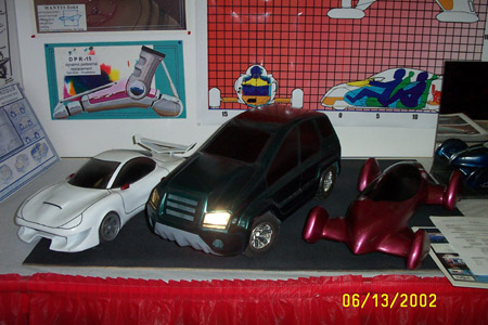 1993 Ford Taurus - (L to R:) Acura VSX, Ford Exodus, and Honda Osprey at the 2002 Art Institute of Pittsburgh Portfolio Review.