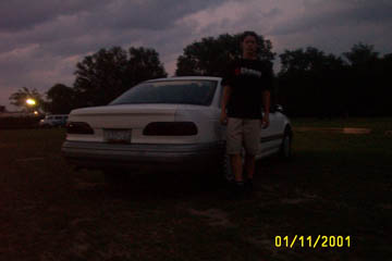 1993 Ford Taurus - Keith (um, keith)and his Taurus with blacked out tails. Keith is a cool guy, great to chill with. Unfortuanetly, he had to pick up his girl…