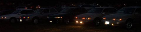 1993 Ford Taurus - The Taurii (and Sable) ready to roll. There were pictures of Justin and his Sable, Alex and his Cav, and myself with my bull, but these did…