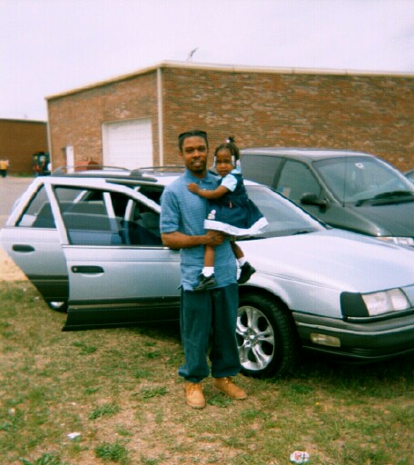 1991 Ford Taurus - my and the little one, i was having a bad hair day