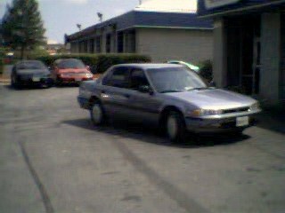 1991 Ford Taurus - my couzins 91 dx, she just brought. nice black bumper painted the same as the car