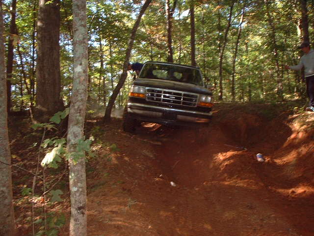 seeing how close to the tree we can get before hitting it