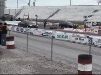 2000 Ford Taurus - 1st pass was spin through all of 1st gear, had the GT till half track.