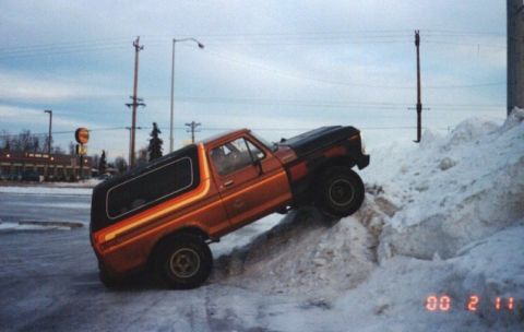 1978 Ford Bronco - In the Sears parking lot, back home in Anchorage, AK