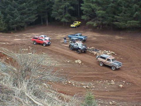 1978 Ford Bronco - Group shot of all of us at The Bowl, in Springfield, OR....except the yellow ford wasn't with us
