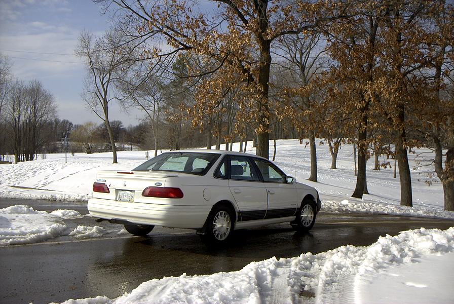 Rear Passanger shot at a park in the  new(er) snow