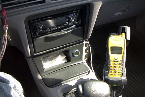1995 Ford Taurus - Kenwood deck and my hands free kit for my Nextel