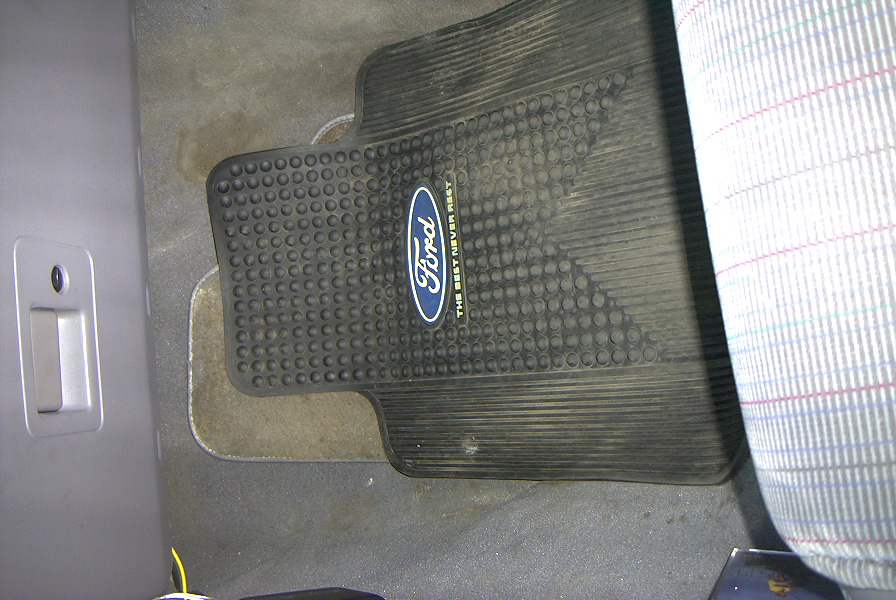 And the all important "FORD the best never rest" floor mats.  Get your self some!   they add almost as much HP as a Type R sticker!