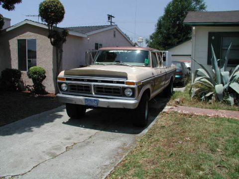 1977 Ford F-250 - With New Mirrors and new mirror head test