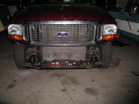2001 Ford Excursion - Bumper has to come off to get front shackle bolts out!!!