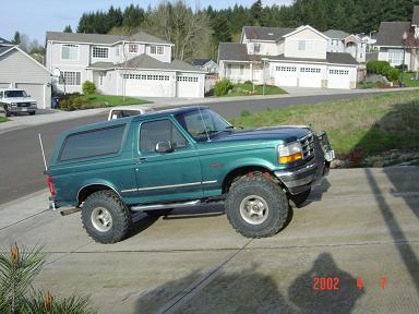 1996 Ford Bronco - cleaned up a bit