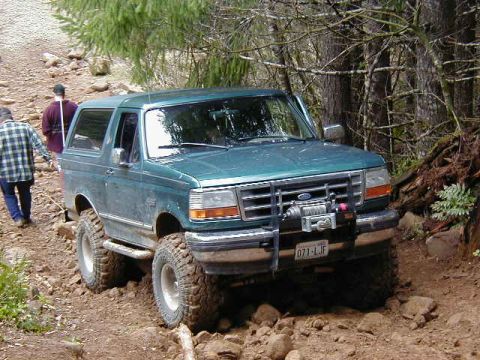 1996 Ford Bronco - from on top of the mini-rubicon