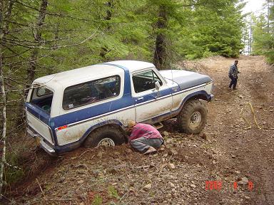 1996 Ford Bronco - Jim worked hardest of all getting himself out
