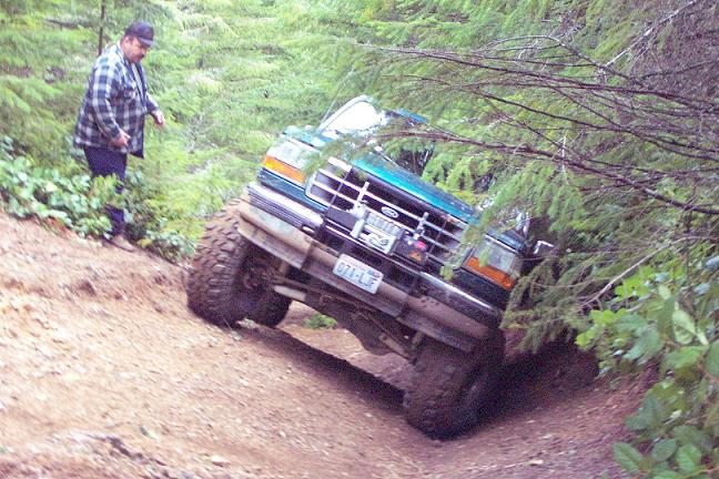 climbing up side road