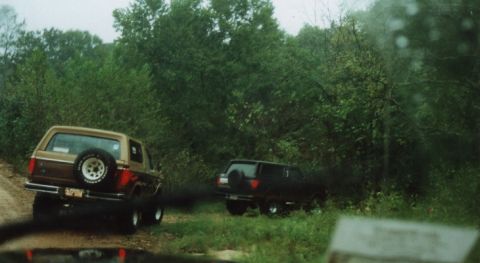 1987 Ford Bronco - First we drove into Anderson Creek