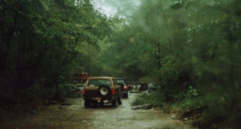 1987 Ford Bronco - Then up the waterfall, the easy way