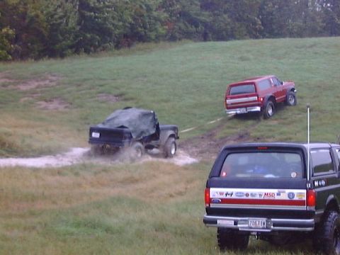 1987 Ford Bronco - Jason pulls Doc out.