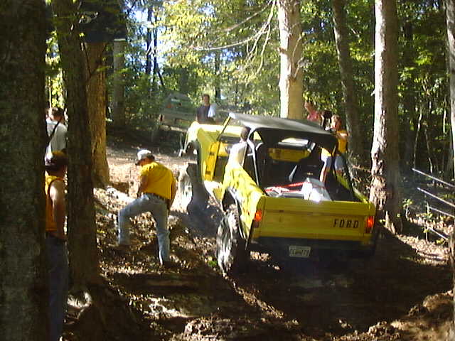 Attempts at climbing Cherokee Hill.  This EB has to be pulled out.