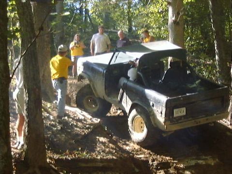 1987 Ford Bronco - Doc is the only one in the group who climbs the hill without help, just a lot of luck.