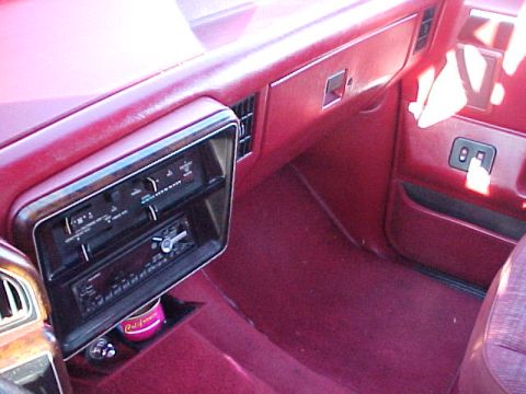 1988 Ford Bronco - Interior view of a 1988 Ford Bronco dashboard, the radio and air vents.