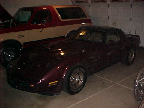 1988 Ford Bronco - Picture of my dads 82 corvette though a chevy its still a nice car he's also a stang fan too just hates imports. Heres a pic inside the gar…