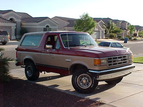 1988 Ford Bronco - Another picture after being washed