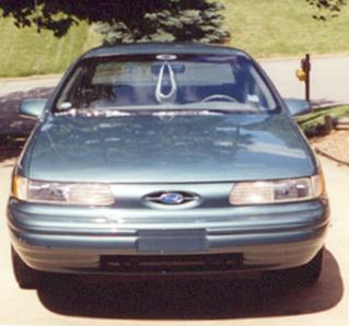 1993 Ford Taurus - Notice the Oakely decal & wipers