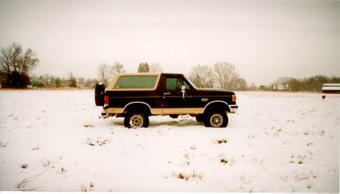 1990 Ford Bronco - This is January in South Carolina