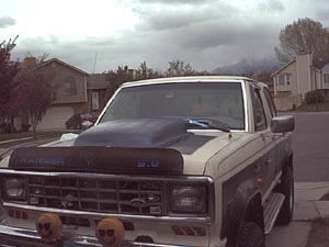 1985 Ford Ranger - prety much like it looks now.