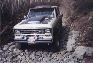 1985 Ford Ranger - up wheelin at tibble fork