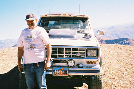 1985 Ford Ranger - me and my truck at top of tibble fork canyon