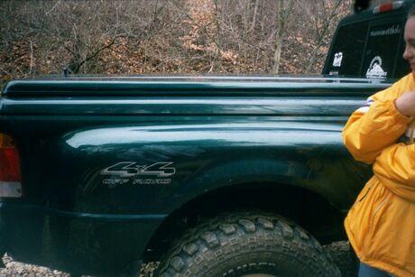 1998 Ford Ranger - Woops!! Rubbed a tree wheelin' in Tennessee.
