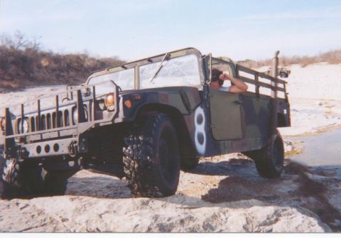 1986 Ford Bronco - Yes, It's a true High Mobility Multi-Purpose Wheeled Vehicle (HMMWV) "hum-vee"