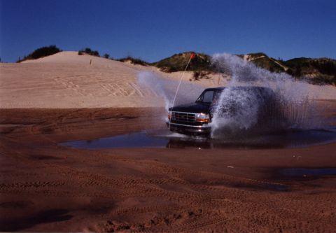 1995 Ford Bronco - Just one more time through the water :)