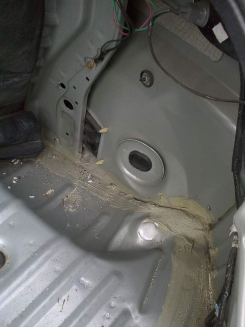 1997 Mercury Sable - Right Inside Fender - The Damage
