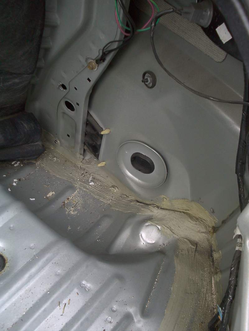 Right Inside Fender - The Damage