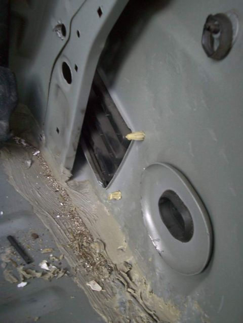 1997 Mercury Sable - Right Inside Fender - Hammered Out