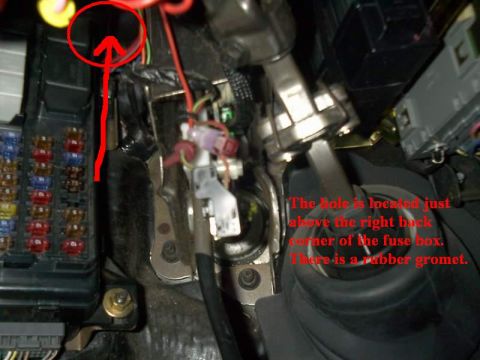 1997 Mercury Sable - Firewall Hole - 3