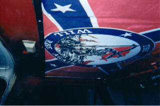 1978 Ford Bronco - My rebel flag headliner.