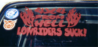 1978 Ford Bronco - Heres a close up of some of the previous stickers