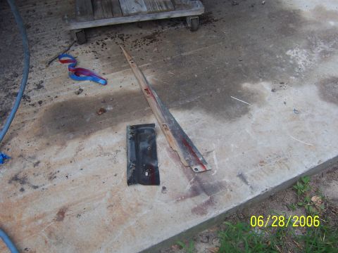 1978 Ford Bronco - Metal that was removed