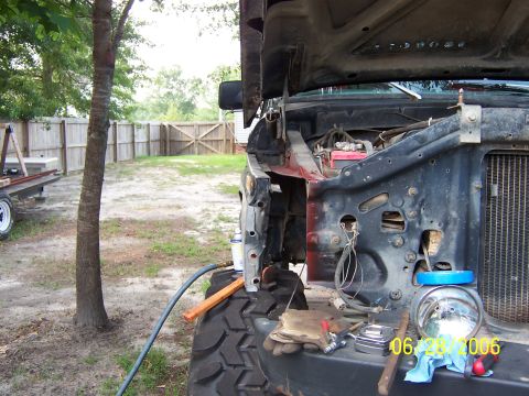 1978 Ford Bronco - fitting fender